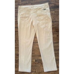 Woolrich Mens Tan Canvas Carpenter Pants 40x32 Work Utility Casual‎